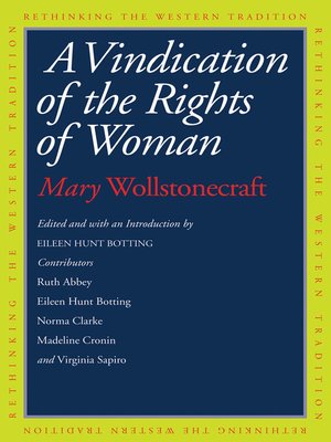A Vindication of the Rights of Woman - ebook